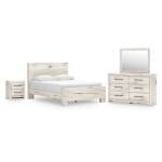 Lawroy Queen Panel Bed, Dresser, Mirror and Nightstand