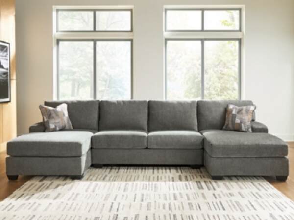 Newellen 3-Piece Sectional with Double Chaise - Image 3