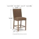 Walton Bridge Outdoor Bar Table and 4 Barstools - Image 13