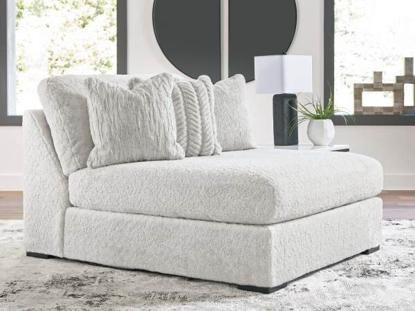 Cuddle Plush Oversized Armless Chaise - Image 3