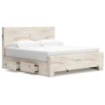 Lawroy King Panel Bed with Storage, Dresser and Mirror - Image 10