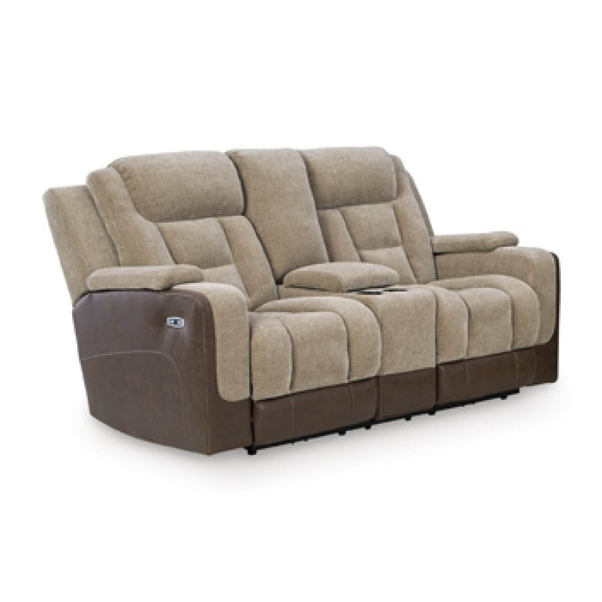 a85d6722a2e982584b9063d8a1aa1526 Mixed Motion Power Reclining Loveseat with Console - Image 1