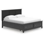 Lanolee California King Panel Storage Bed