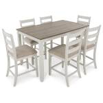 Skempton Counter Height Dining Table and Bar Stools (Set of 7) - Image 5