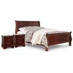 Alisdair Queen Sleigh Bed and 2 Nightstands
