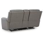 5Z-Comfort Power Reclining Loveseat with Console - Image 4