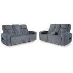 Studio Cave Power Reclining Sofa and Loveseat