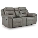 Beaman Peak Reclining Loveseat with Console