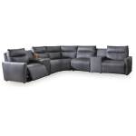 ModZ 7-Piece Power Reclining Sectional with Audio Consoles