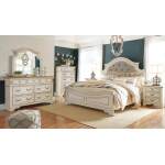 Realyn King Panel Bed, Dresser, Mirror, Chest and 2 Nightstands - Image 2