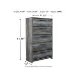 Baystorm Full Panel Headboard, Chest and Nightstand - Image 13
