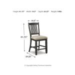 Tyler Creek Counter Height Dining Table and 4 Barstools with Server - Image 12