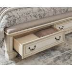 Realyn Queen Upholstery Panel Bed, Dresser, Chest, Nightstand, and Vanity Set - Image 36