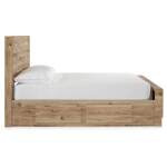 Hyanna Full Panel Bed with 2 Side Storage, Dresser and Mirror - Image 7