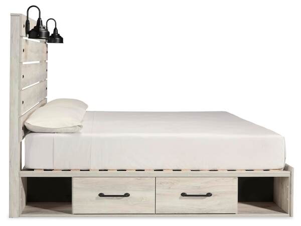 Cambeck King Panel Bed with Storage, Chest and 2 Nightstands - Image 11