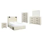Cambeck Queen Panel Bed with Storage, Dresser, Mirror, Chest and Nightstand - Image 2