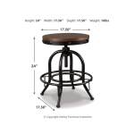 Valebeck Counter Height Dining Table and 4 Barstools - Image 7