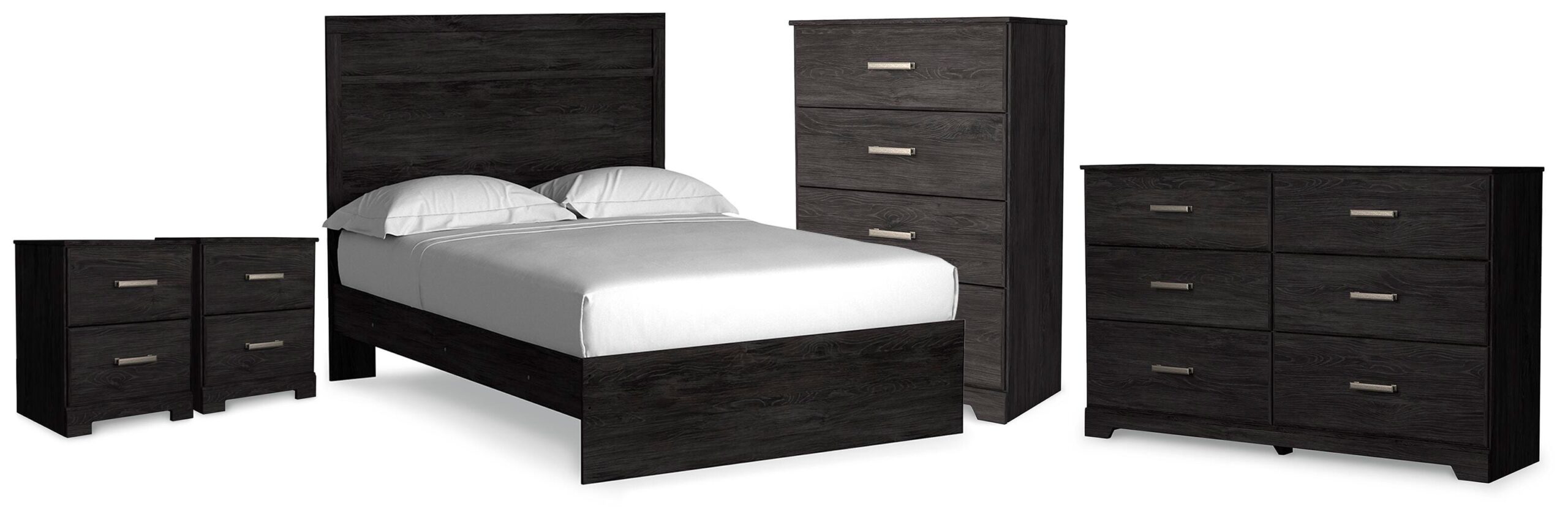 ac83154d94b9bb06ffba07a6f1144c68 Belachime Full Panel Bed, Dresser, Chest and 2 Nightstands - Image 1