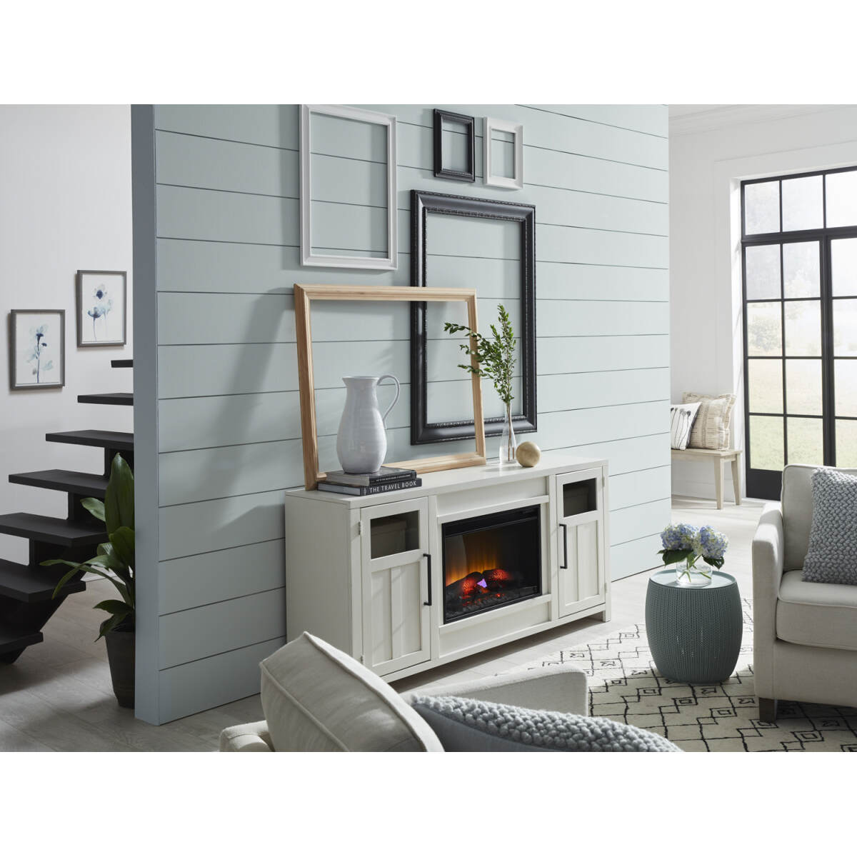 ad3d930a1e091d48b3ad267200a3a498 Finnegan 68" Fireplace Console DTT1942-SBR DTT1942-SBR - Image 1