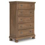 Feddinger Queen Panel Bed, Dresser, Mirror, Chest and 2 Nightstands - Image 10