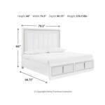 Chalanna California King Upholstered Storage Bed - Image 12