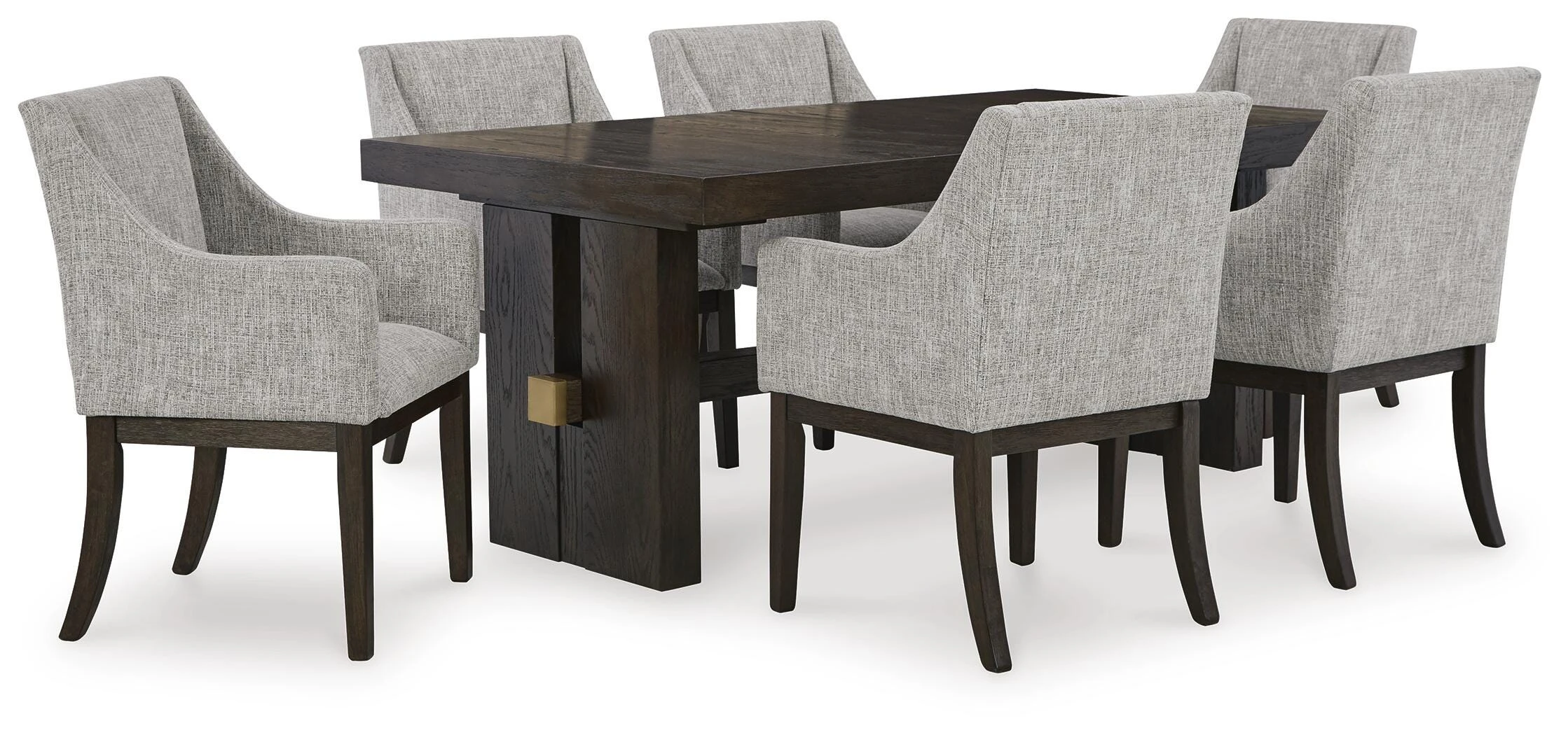 ad905958c8b76141446eec3b5b40296e Burkhaus Dining Table and 6 Chairs - Image 1