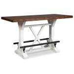 Valebeck Counter Height Dining Table, 4 Barstools and Server - Image 4