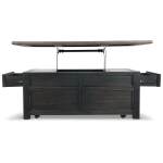 Tyler Creek Coffee Table and 2 End Tables with Console - Image 21