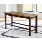 Rylandeen Counter Height Extension Dining Table 4 Barstools and Bench - Image 17