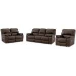 Leesworth Power Reclining Sofa, Loveseat and Recliner