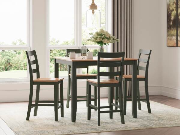 Gesthaven Counter Height Dining Table and 4 Barstools (Set of 5) - Image 3