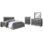 Lodanna King Panel Bed, Dresser, Mirror, Chest and 2 Nightstands