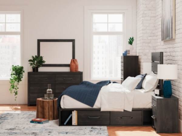 Hollivern Twin Panel Bed with Storage - Image 12