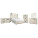 Cambeck Queen Panel Bed, Dresser, Mirror, Chest and 2 Nightstands
