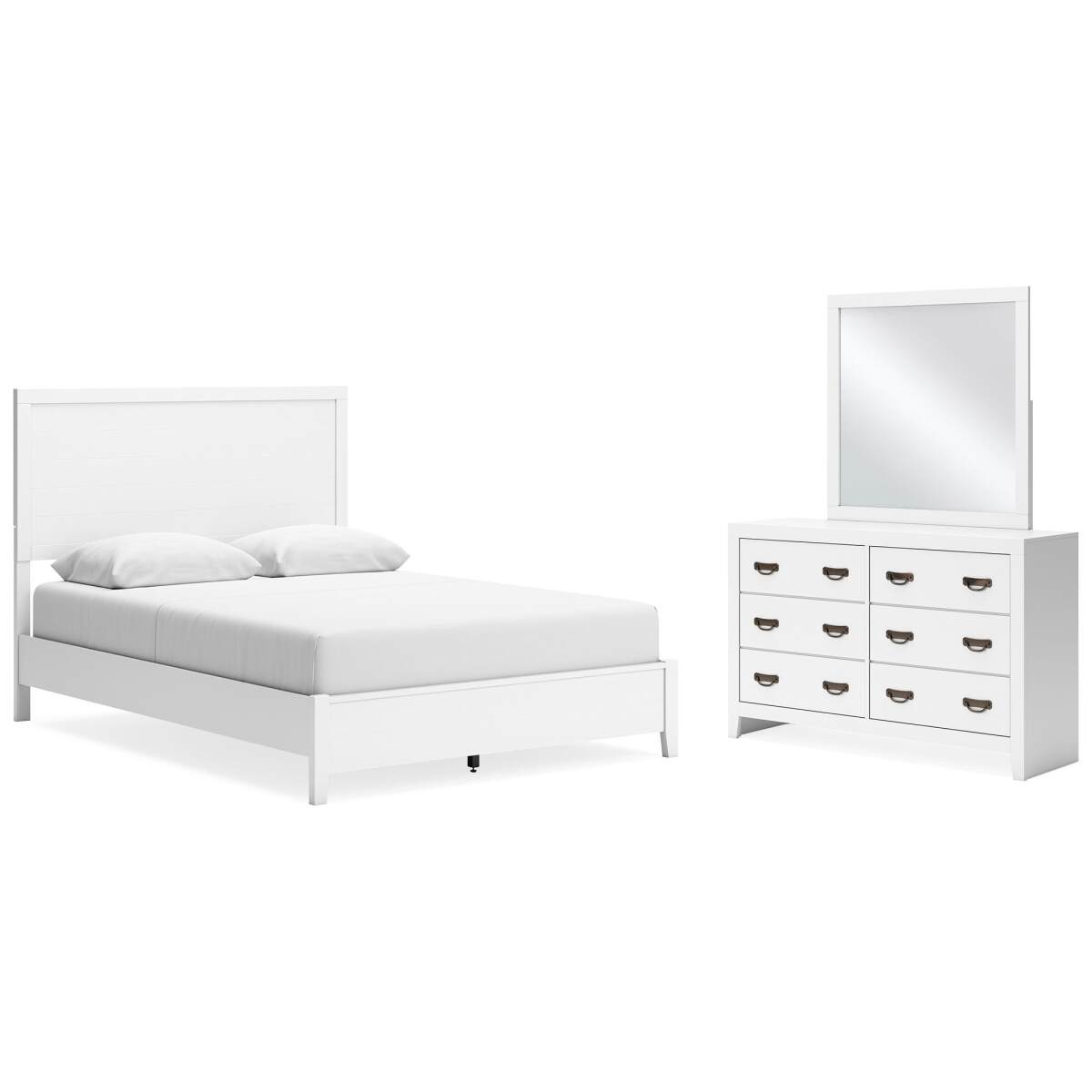 b0a6b71895d40de87260c5be170a34d2 Binterglen Queen Panel Bed, Dresser and Mirror - Image 1