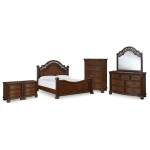 Lavinton Queen Poster Bed, Dresser, Mirror, Chest and 2 Nightstands - Image 2