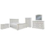 Robbinsdale King Panel Bed, Dresser, Mirror, Chest and 2 Nightstands - Image 2