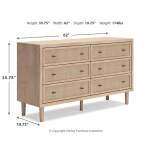 Cielden Queen Upholstered Bed, Dresser and 2 Nightstands - Image 27