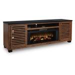 Kallari 84" TV Stand with Electric Fireplace - Image 2