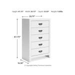 Binterglen Twin Panel Bed, Dresser, Mirror, Chest and 2 Nightstands - Image 19