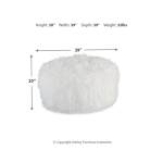 Galice Oversized Accent Ottoman - Image 4