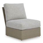 Kimpton Isle Outdoor Armless Chair with Cushion