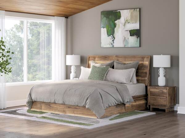 Chirason King Panel Bed with Storage - Image 3