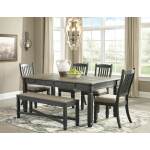 Tyler Creek Dining Table, 4 Chairs and Bench - Image 3
