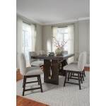 Burkhaus Counter Height Dining Table and 6 Barstools - Image 4