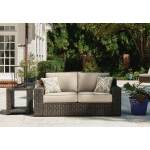 Coastline Bay Outdoor Loveseat with Cushion - Image 3
