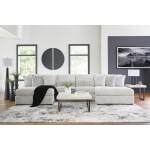 Cuddle Plush 4-Piece Sectional with Chaise - Image 5