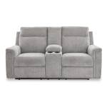 Barnsana Power Reclining Loveseat with Console - Image 6