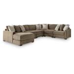 Camellia-Court 6-Piece Sectional with Chaise