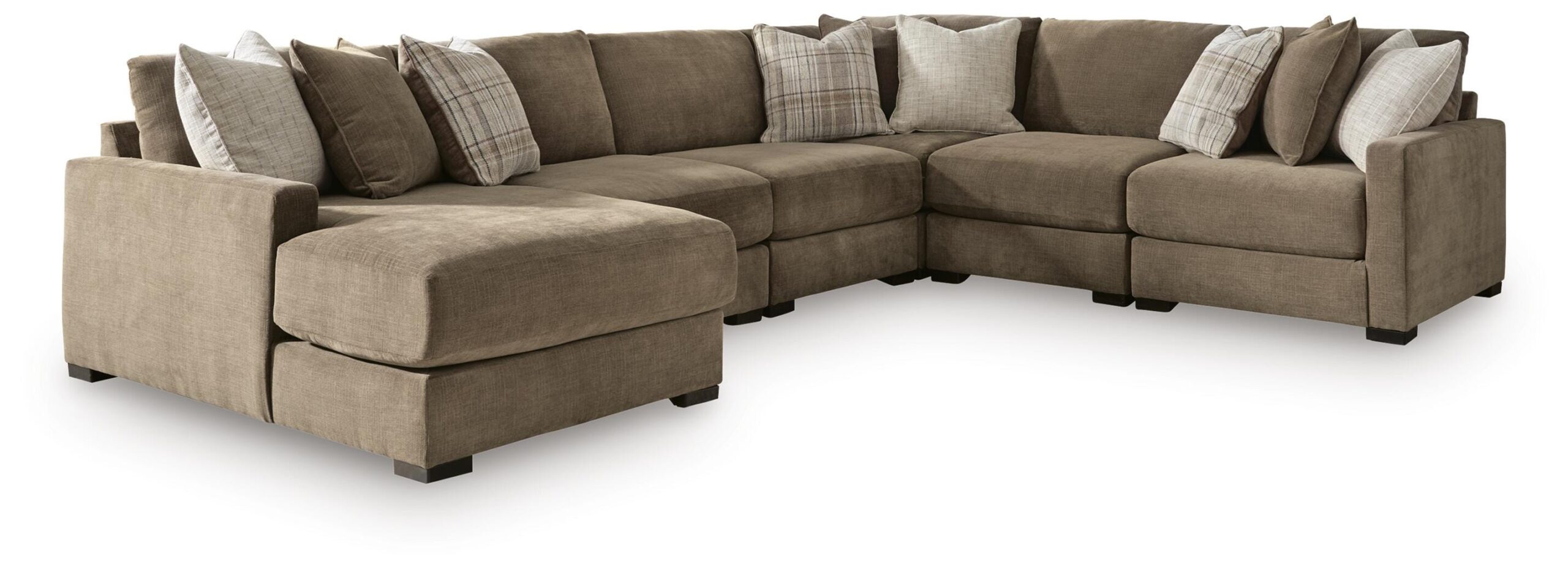b4866d2706a1d20f6fbbc60a79658fbe Camellia-Court 6-Piece Sectional with Chaise - Image 1